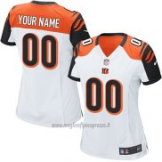 Maglia NFL Donna Cincinnati Bengals Personalizzate Bianco