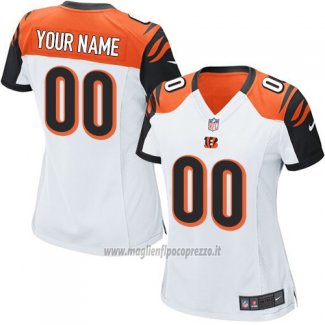 Maglia NFL Donna Cincinnati Bengals Personalizzate Bianco