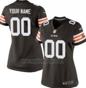 Maglia NFL Donna Cleveland Browns Personalizzate Nero