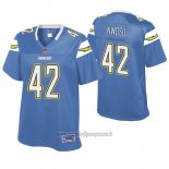 Maglia NFL Donna Los Angeles Chargers Uchenna Nwosu Powder Pro Line Blu