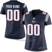 Maglia NFL Donna New England Patriots Personalizzate Blu