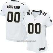Maglia NFL Donna New Orleans Saints Personalizzate Bianco