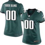 Maglia NFL Donna Philadelphia Eagles Personalizzate Verde