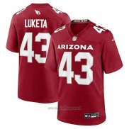 Maglia NFL Game Arizona Cardinals Jesse Luketa Rosso