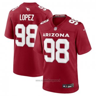 Maglia NFL Game Arizona Cardinals Roy Lopez Rosso