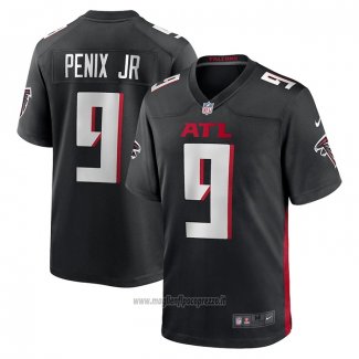 Maglia NFL Game Atlanta Falcons Michael Penix JR. 2024 NFL Draft First Round Pick Nero