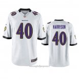 Maglia NFL Game Baltimore Ravens Malik Harrison Bianco