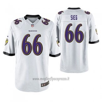 Maglia NFL Game Baltimore Ravens Trent Sieg Bianco