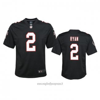 Maglia NFL Game Bambino Atlanta Falcons Matt Ryan Throwback 2020 Nero