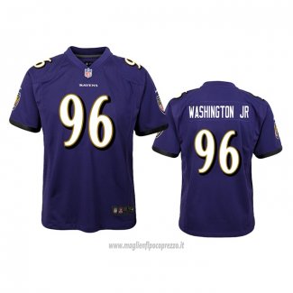 Maglia NFL Game Bambino Baltimore Ravens Broderick Washington Jr. Viola