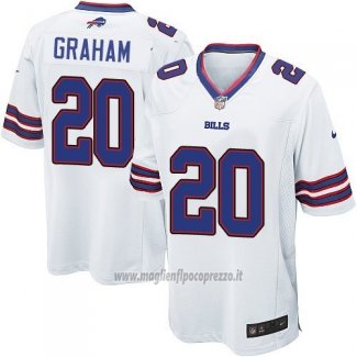Maglia NFL Game Bambino Buffalo Bills Graham Bianco