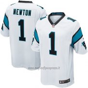 Maglia NFL Game Bambino Carolina Panthers Newton Bianco