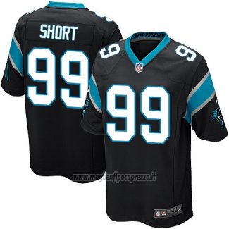 Maglia NFL Game Bambino Carolina Panthers Short Nero