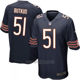 Maglia NFL Game Bambino Chicago Bears Butkus Bianco Nero