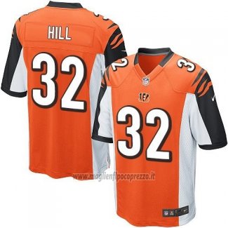 Maglia NFL Game Bambino Cincinnati Bengals Hill Arancione
