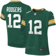 Maglia NFL Game Bambino Green Bay Packers Aaron Rodgers Verde2