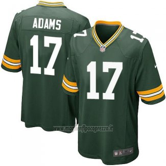 Maglia NFL Game Bambino Green Bay Packers Adams Verde Militar