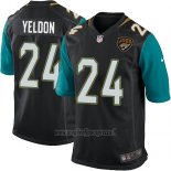 Maglia NFL Game Bambino Jacksonville Jaguars Yeldon Nero