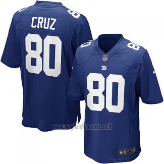 Maglia NFL Game Bambino New York Giants Cruz Blu