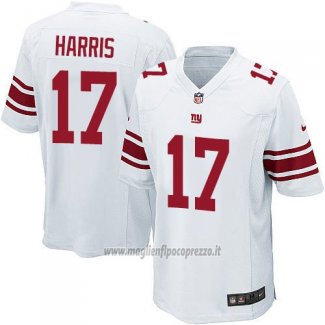 Maglia NFL Game Bambino New York Giants Harris Bianco