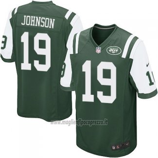 Maglia NFL Game Bambino New York Jets Johnson Verde