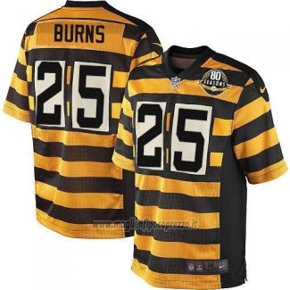 Maglia NFL Game Bambino Pittsburgh Steelers Burns Giallo