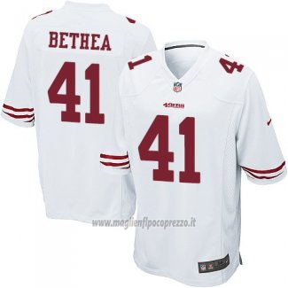 Maglia NFL Game Bambino San Francisco 49ers Bethea Bianco