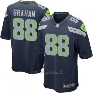 Maglia NFL Game Bambino Seattle Seahawks Graham Blu Scuro