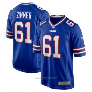 Maglia NFL Game Buffalo Bills Justin Zimmer Blu
