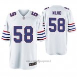 Maglia NFL Game Buffalo Bills Matt Milano Throwback Bianco