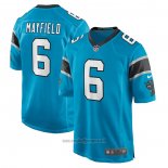 Maglia NFL Game Carolina Panthers Baker Mayfield Alternato Blu