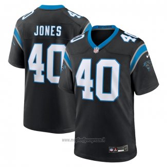 Maglia NFL Game Carolina Panthers Deion Jones Nero