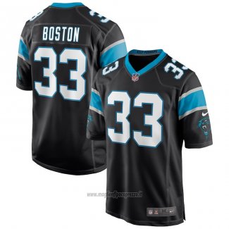 Maglia NFL Game Carolina Panthers Tre Boston Nero