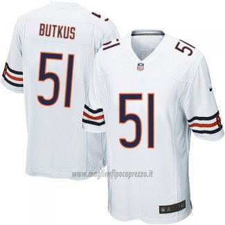 Maglia NFL Game Chicago Bears Butkus Bianco
