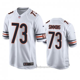 Maglia NFL Game Chicago Bears Lachavious Simmons Bianco