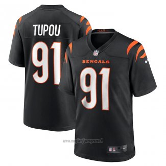 Maglia NFL Game Cincinnati Bengals Josh Tupou Nero