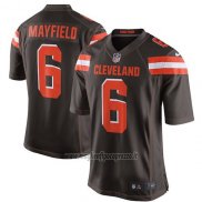 Maglia NFL Game Cleveland Browns 6 Baker Mayfield 2018 Draft Pick