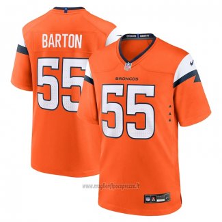 Maglia NFL Game Denver Broncos Cody Barton Arancione