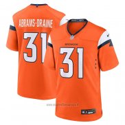 Maglia NFL Game Denver Broncos Kris Abrams-Draine Arancione