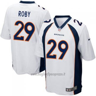Maglia NFL Game Denver Broncos Roby Bianco