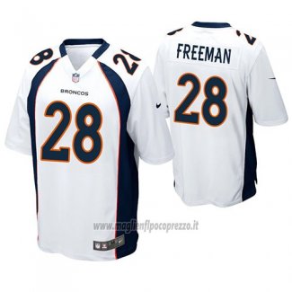 Maglia NFL Game Denver Broncos Royce Freeman Bianco