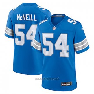 Maglia NFL Game Detroit Lions Alim McNeill Blu Bianco