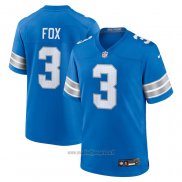 Maglia NFL Game Detroit Lions Jack Fox Blu Bianco
