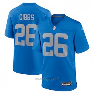 Maglia NFL Game Detroit Lions Jahmyr Gibbs Alternato Blu