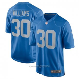 Maglia NFL Game Detroit Lions Jamaal Williams 2022 Blu