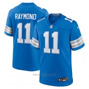 Maglia NFL Game Detroit Lions Kalif Raymond Blu Bianco