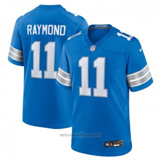 Maglia NFL Game Detroit Lions Kalif Raymond Blu Bianco