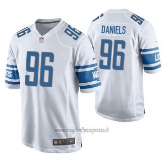 Maglia NFL Game Detroit Lions Mike Daniels Bianco