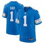 Maglia NFL Game Detroit Lions Number 1 Dad Blu2