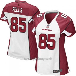 Maglia NFL Game Donna Arizona Cardinals Fells Bianco Rosso
